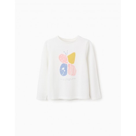 CAMISETA MANGA LARGA `MARIPOSA´